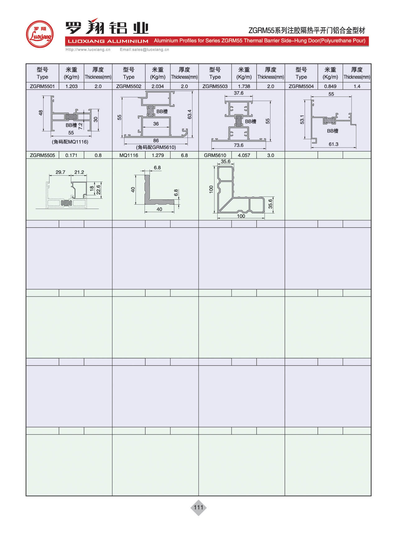 ZGRM55系列注膠隔熱平開(kāi)門(mén)